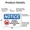 Signmission No Food Or Drink In Manufacturing Area, 18 in W x Rectangle, Aluminum OS-2PACK-NS-A-1218-L-14593 - alternate 3